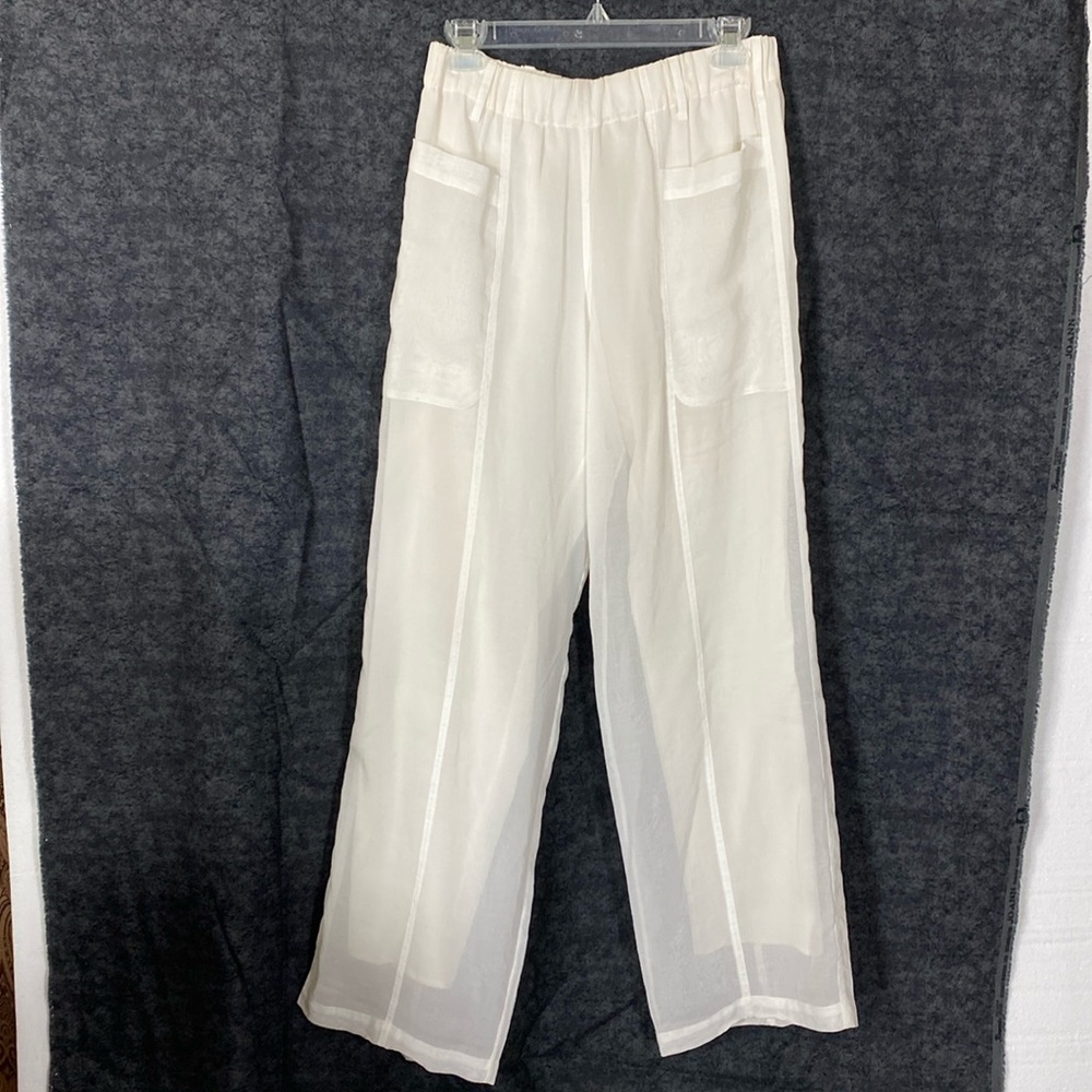 Brunello Cucinelli straight leg pants off white color 42